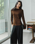 YAYING Wool-Blend Long-Sleeve T-Shirt EPKAA5501AK