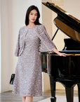 YAYING Tweed-Style Embroidered Jacket EPKAB1218AC