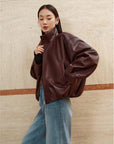 YAYING Vintage Faux Shearling Jacket EPKAP1240AL