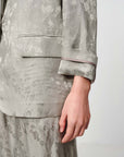 EP YAYING Jacquard Linen Blazer EGKEH1135AC
