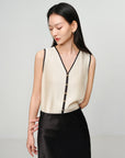 EP YAYING Pleated Vest EGKPA5107AM