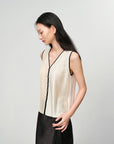 EP YAYING Pleated Vest EGKPA5107AM