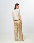 EP YAYING Mulberry Silk Wide-Leg Pants