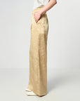 EP YAYING Mulberry Silk Wide-Leg Pants