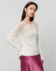 EP YAYING Silk-Acetate Knit Base Layer EGKES9513AW