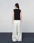 EP YAYING Cotton-Blend Knit Vest EGKET9015AZ