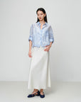EP YAYING Jacquard Loose Minimalist Shirt EGKEA2120AB