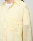 EP YAYING Subtle Jacquard Tencel Shirt EGKEA2108BY