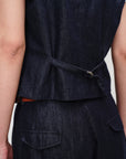 EP YAYING Waist-Defined Fitted Layered Vest EGKEDJ010AZ