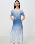 EP YAYING Gradient Pleated Dress EGKEA4610AB