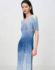 EP YAYING Gradient Pleated Dress EGKEA4610AB