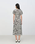EP YAYING Silk Printed Dress EGKPS4601AH