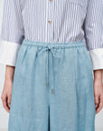 EP YAYING Loose Linen Straight-Leg Pants EGKEH6428AB