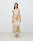 EP YAYING Silk Printed Slip Dress EGKES4206AE