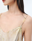 EP YAYING Silk Printed Slip Dress EGKES4206AE