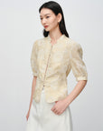 EP YAYING New Chinese Style Mulberry Silk Jacket EGKES1288AY
