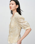 EP YAYING New Chinese Style Mulberry Silk Jacket EGKES1288AY