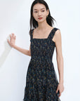 EP YAYING Silk Printed Dress EGKEA4209AZ