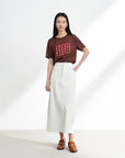 EP YAYING Silk Cooling Short-Sleeve Top EGKPS5329AK