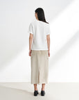 EP YAYING Crew Neck Regular Shoulder Printed T-Shirt EGKEC5309AW
