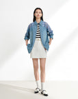 EP YAYING Tencel-Cotton Denim Shirt EGKEDJ203AB