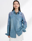 EP YAYING Tencel-Cotton Denim Shirt EGKEDJ203AB