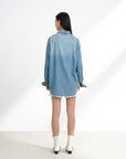 EP YAYING Tencel-Cotton Denim Shirt EGKEDJ203AB