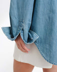 EP YAYING Tencel-Cotton Denim Shirt EGKEDJ203AB