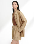 EP YAYING Linen Utility Jacket EGKEH1206AE