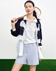 EP YAYING Color-Block Sports Hoodie Jacket EGKEA1311AW