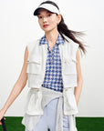 EP YAYING White Waist-Defining Vest