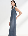 EP YAYING Sleeveless Faux Denim Dress EGKPC4520AB