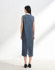 EP YAYING Sleeveless Faux Denim Dress EGKPC4520AB