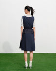 EP YAYING Vintage Waist-Defining Sleeveless Dress