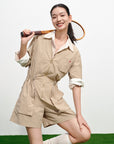 EP YAYING V-Neck Casual Pants