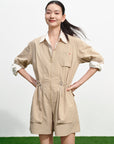 EP YAYING V-Neck Casual Pants