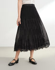EP YAYING Hepburn-Style Lace Skirt EGKAA3412AH