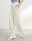EP YAYING Straight-Leg Wide-Leg Casual Pants EGKAA6463AM