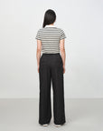 EP YAYING High-Waist Wide-Leg Casual Pants EGKAA6495AH