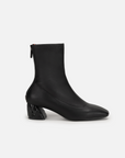EP YAYING Elastic Sheepskin Block Heel Slim Boots