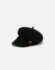 EP YAYING 100% Wool Vintage Knit Newsboy Beret