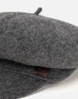EP YAYING 100% Wool Vintage Knit Newsboy Beret