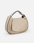 EP YAYING Full-Grain Leather Commuter Ingot Bag
