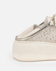 EP YAYING Chinese Brocade Embellished Flatform Sneakers