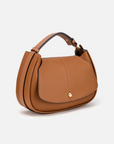 EP YAYING Full-Grain Leather Commuter Ingot Bag