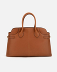 EP YAYING Leather Double-Clasp Tote Boston Crossbody Bag