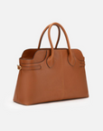 EP YAYING Leather Double-Clasp Tote Boston Crossbody Bag