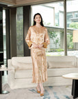 YAYING Mulberry Silk Jacquard Mermaid Skirt