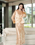 YAYING Mulberry Silk Jacquard Mermaid Skirt