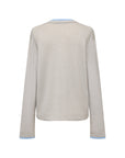 EP YAYING Faux Two-Piece Knit Pullover